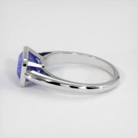 5.38 Ct. Blue Sapphire Ring, 18K White Gold 4