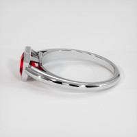 1.65 Ct. Ruby Ring, 18K White Gold 4