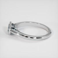 1.29 Ct. Sapphire Ring, 18K White Gold 4