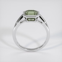 1.94 Ct. Greenish Brown Sapphire Ring, 18K White Gold 3