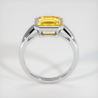 3.17 Ct. Sapphire Ring, 18K White Gold 3