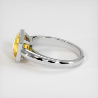 3.17 Ct. Sapphire Ring, 18K White Gold 4