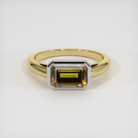 2.48 Ct. Gemstone Ring, 14K White & Yellow 1