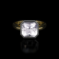2.92 Ct. Gemstone Ring, 14K White & Yellow 1