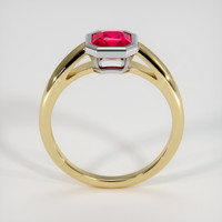 1.03 Ct. Ruby Ring, 14K White & Yellow 3