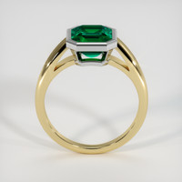 1.83 Ct. Emerald Ring, 18K White & Yellow 3