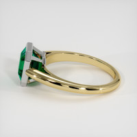 1.83 Ct. Emerald Ring, 18K White & Yellow 4