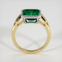 2.68 Ct. Emerald Ring, 18K White & Yellow 3