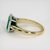 2.68 Ct. Emerald Ring, 18K White & Yellow 4