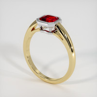 1.65 Ct. Ruby Ring, 18K White & Yellow 2