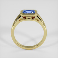 1.07 Ct. Blue Sapphire Ring, 10K Yellow Gold 3