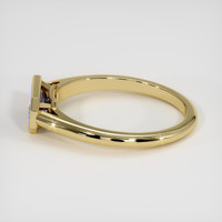 1.04 Ct. Blue Sapphire Ring, 10K Yellow Gold 4