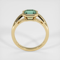 1.79 Ct. Bluish Green Sapphire Ring, 10K Yellow Gold 3