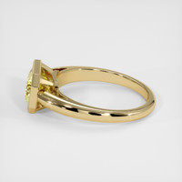 3.26 Ct. Bi Color Sapphire Ring, 10K Yellow Gold 4