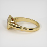 2.51 Ct. Brown Sapphire Ring, 10K Yellow Gold 4