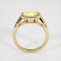 2.56 Ct. Yellow Sapphire Ring, 10K Yellow Gold 3