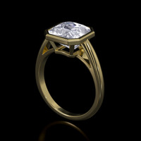 2.92 Ct. Gemstone Ring, 14K Yellow Gold 2