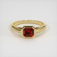 1.25 Ct. Ruby Ring, 14K Yellow Gold 1