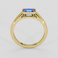 1.14 Ct. Blue Sapphire Ring, 14K Yellow Gold 3