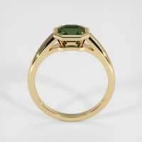 0.82 Ct. Green Sapphire Ring, 14K Yellow Gold 3