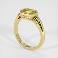 1.24 Ct. Sapphire Ring, 14K Yellow Gold 2