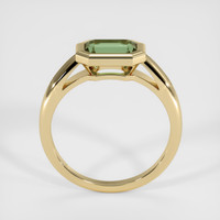 1.29 Ct. Green Sapphire Ring, 14K Yellow Gold 3