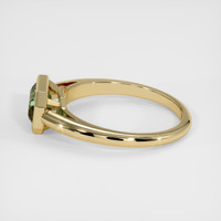 1.29 Ct. Green Sapphire Ring, 14K Yellow Gold 4