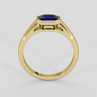 1.17 Ct. Blue Sapphire Ring, 14K Yellow Gold 3