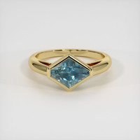 2.40 Ct. Sapphire Ring, 14K Yellow Gold 1