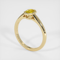 0.95 Ct. Sapphire Ring, 14K Yellow Gold 2