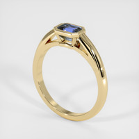 1.22 Ct. Sapphire Ring, 18K Yellow Gold 2