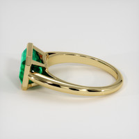 2.65 Ct. Emerald Ring, 18K Yellow Gold 4