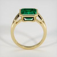 2.68 Ct. Emerald Ring, 18K Yellow Gold 3