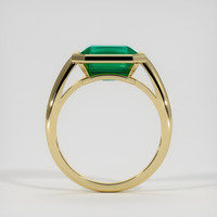 3.32 Ct. Emerald Ring, 18K Yellow Gold 3