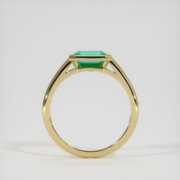 1.25 Ct. Emerald Ring, 18K Yellow Gold 3