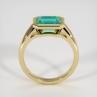 1.47 Ct. Emerald Ring, 18K Yellow Gold 3