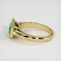 1.47 Ct. Emerald Ring, 18K Yellow Gold 4