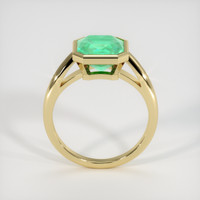 2.34 Ct. Emerald Ring, 18K Yellow Gold 3