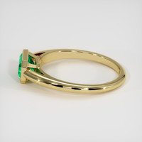 1.35 Ct. Emerald Ring, 18K Yellow Gold 4