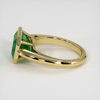 4.00 Ct. Emerald Ring, 18K Yellow Gold 4