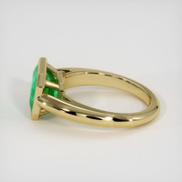 2.54 Ct. Emerald Ring, 18K Yellow Gold 4