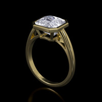 2.92 Ct. Gemstone Ring, 18K Yellow Gold 2