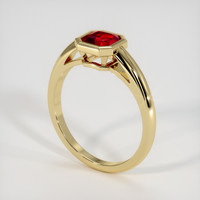 1.65 Ct. Ruby Ring, 18K Yellow Gold 2