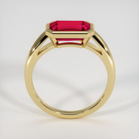 2.23 Ct. Ruby Ring, 18K Yellow Gold 3