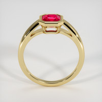 1.03 Ct. Ruby Ring, 18K Yellow Gold 3