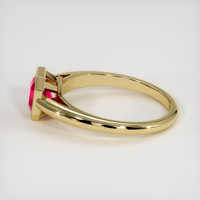 1.03 Ct. Ruby Ring, 18K Yellow Gold 4