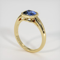 2.06 Ct. Sapphire Ring, 18K Yellow Gold 2
