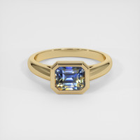 2.01 Ct. Sapphire Ring, 18K Yellow Gold 1