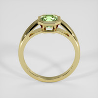 1.18 Ct. Green Sapphire Ring, 18K Yellow Gold 3