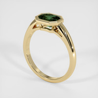 1.75 Ct. Green Sapphire Ring, 18K Yellow Gold 2
